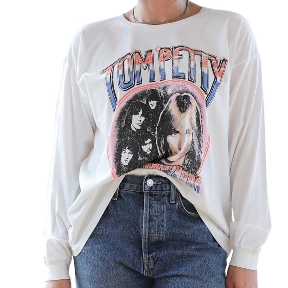 DAYDREAMER Tom Petty 76 Long Sleeve Merch Tee, Various Sizes, New with Tag
